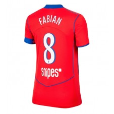Paris Saint-Germain Fabian Ruiz #8 Tredje Tröja Dam 2025-26 Korta ärmar